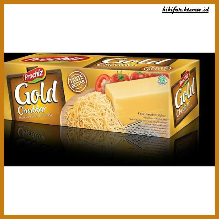 

Ujekujek- Prochiz Gold, Keju Cheddar Olahan 2Kg -Original.