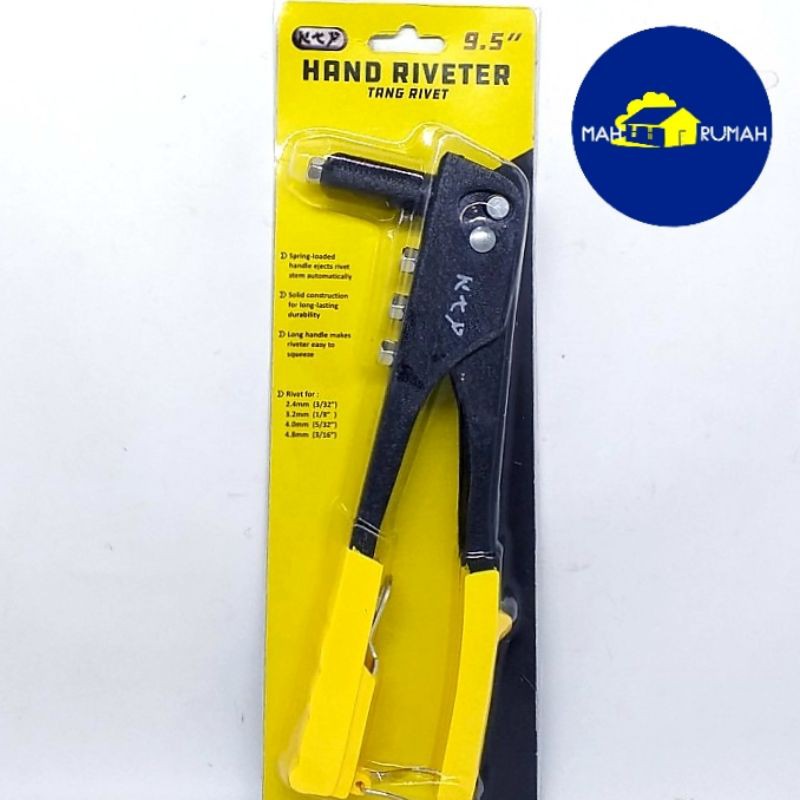 Tang Rivet Rifet Ripet / Hand Riveter Plat Besi 9.5&quot; - KTP