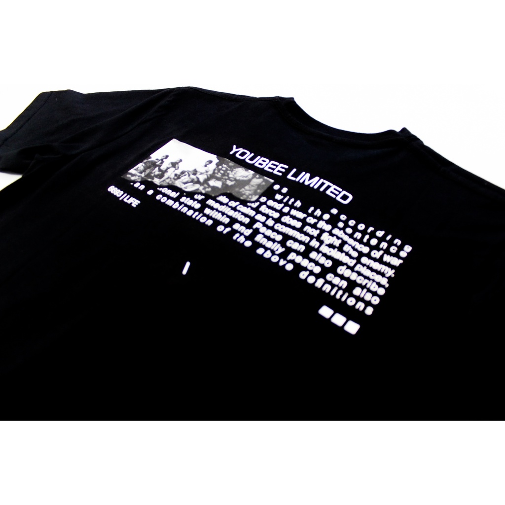 Youbee Limited - T-shirt Pria | Kaos Pria | T-Shirt Unisex | Demonstran Black