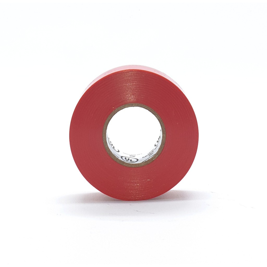 Nachi Isolasi Kabel Listrik PVC Warna MERAH 20M Kualitas PREMIUM