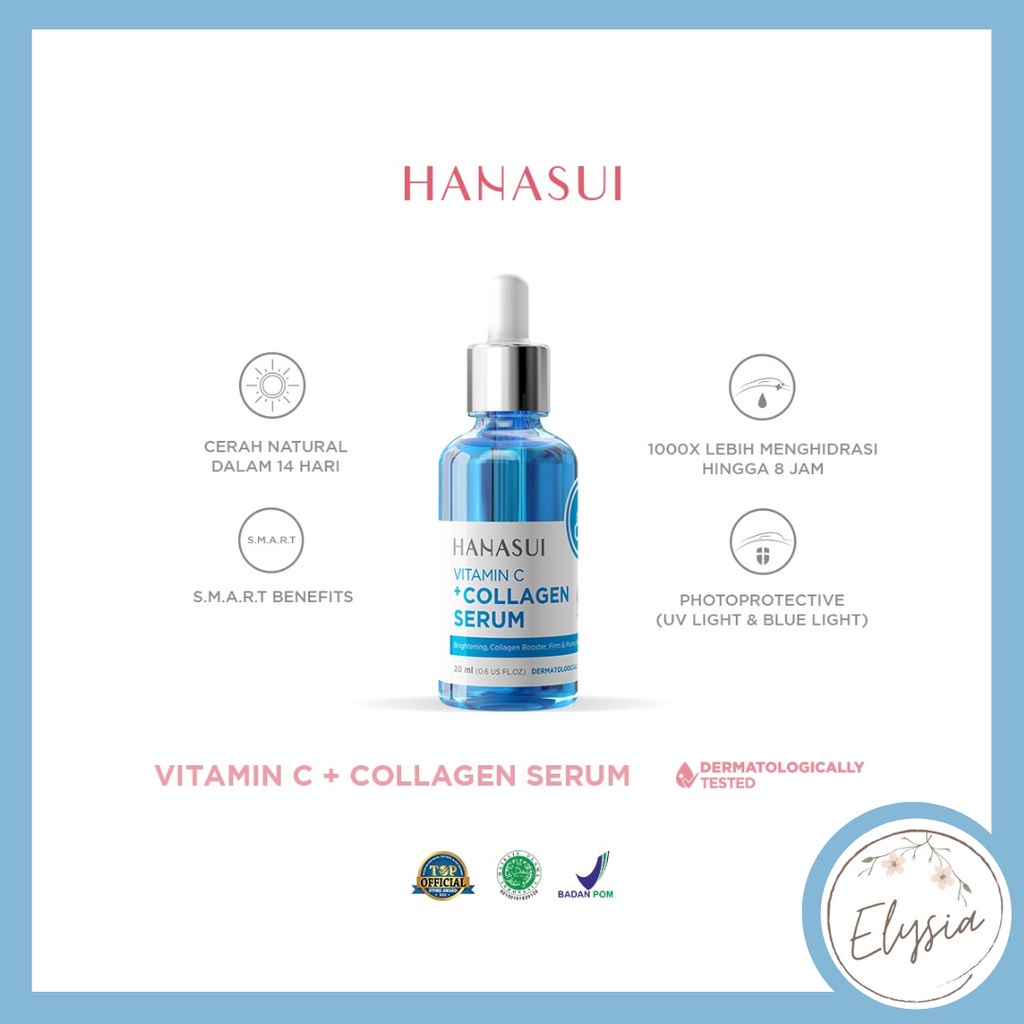 SERUM VITAMIN C COLAGEN (BIRU) BPOM HANASUI