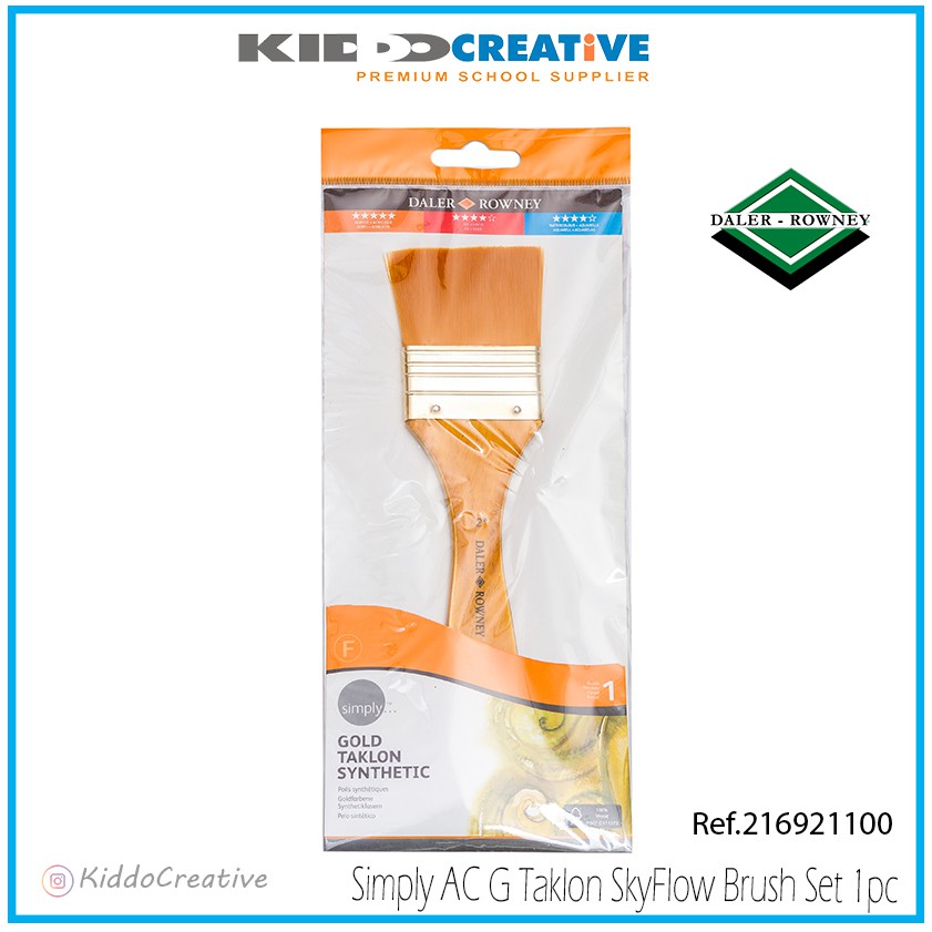 

Simply AC G Taklon SkyFlow Brush Set 1pc