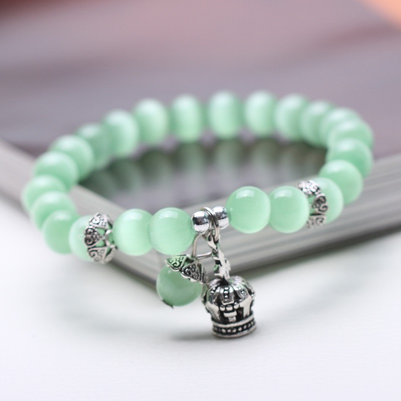 Aksesoris Gelang Beads Korea Charm Bracelet LW004 Fruit Green