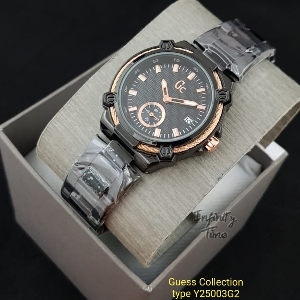 Jam Tangan GC Y25003G2 Chrono dan Tanggal Aktif