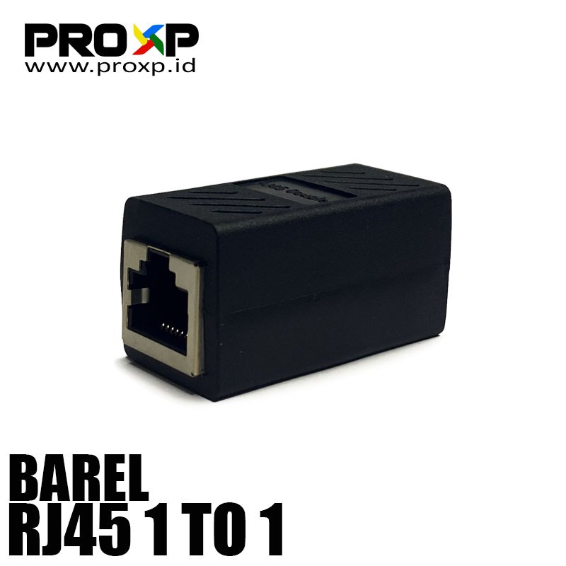 Barrel Single atau Double Sambungan Kabel Lan Kualitas Bagus Merk PROXP