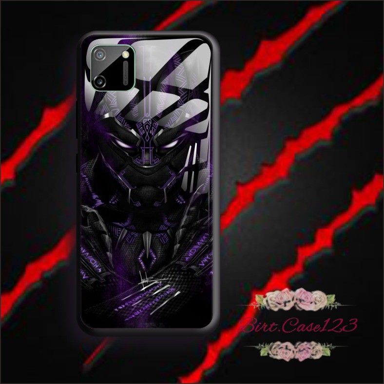 BC Case Gambar BLACK PHANTER back case glass samsung j2prime j3 j5 a01 a51 a71 a10s a20s a30s a50s