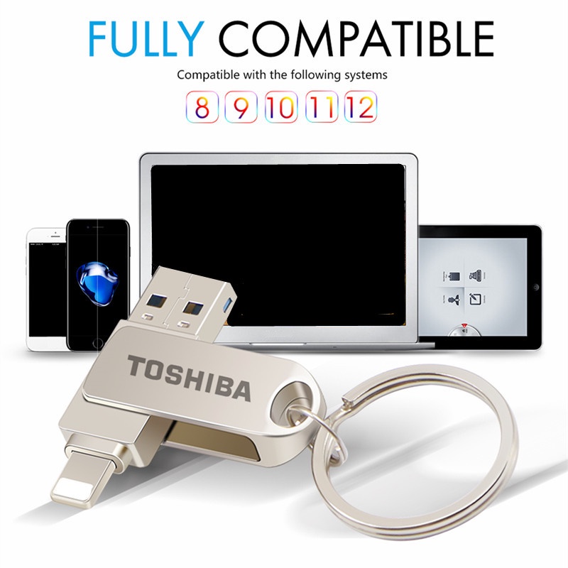 Toshiba Flashdisk OTG USB Tipe-c / USB Bahan Metal Kapasitas 512GB