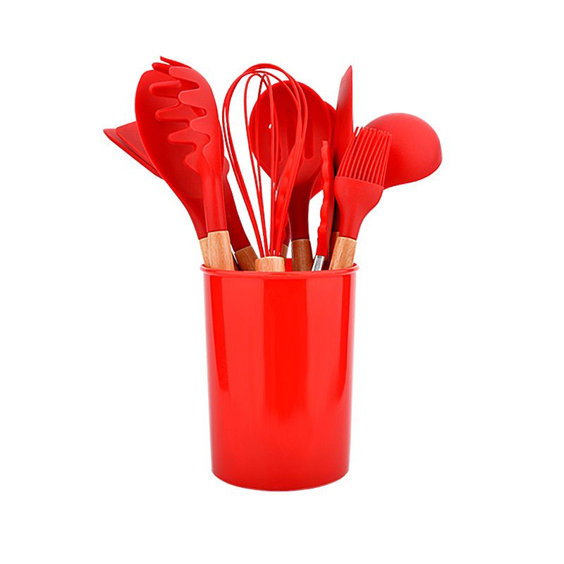 [MURAH] SPATULA SILICON PERLENGKAPAN MASAK 12 IN 1 FOOD GRADE