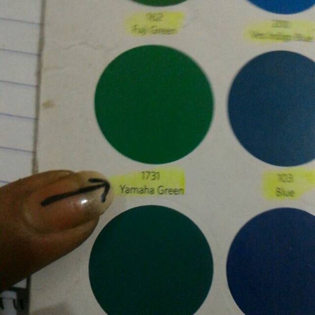 Pylox pilox hijau tua yamaha green 1731 cat spray cat semprot DISKON6