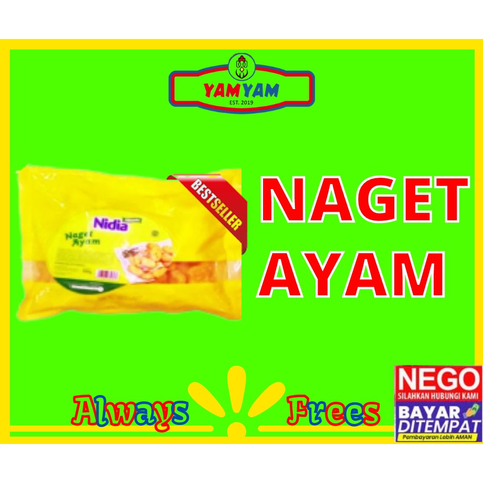 

Nuget Nugget AYAM 1000 gr Frozen Makanan Beku Depok Jakarta Tangerang Bogor Bekasi Jabodetabek