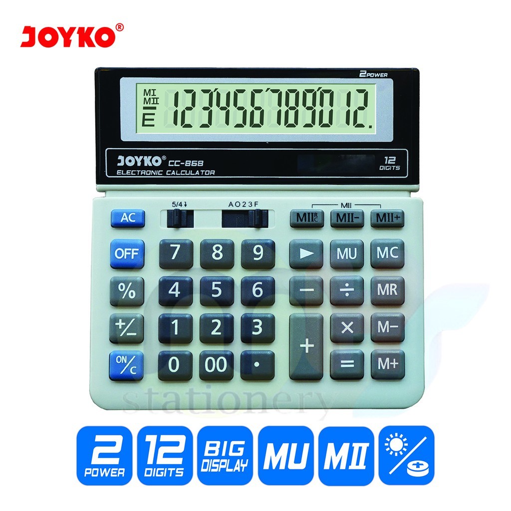 

Calculator Kalkulator Joyko CC-868 CC-686CH 12 Digits