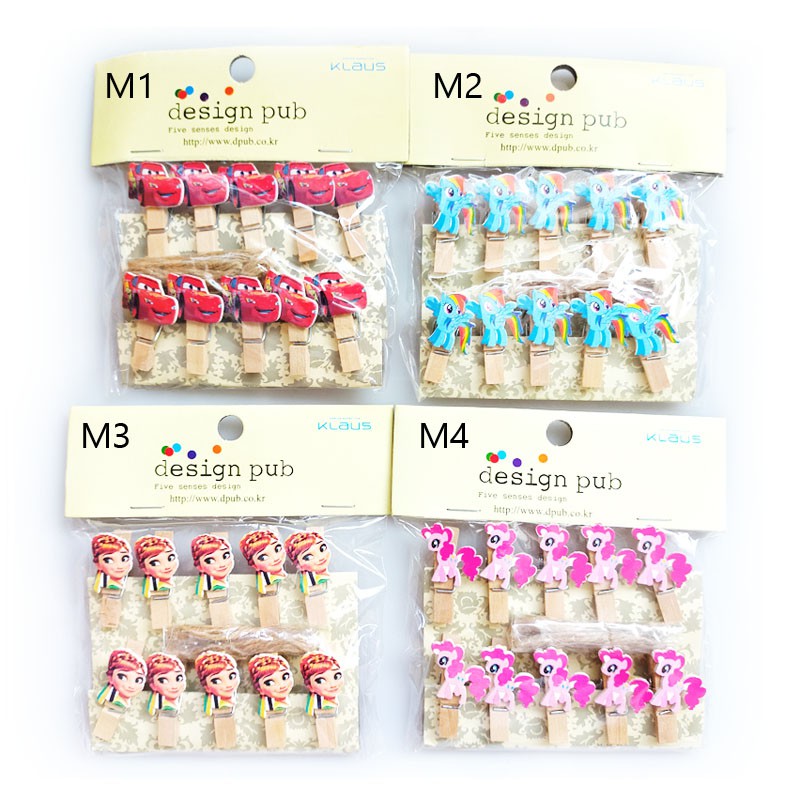 KLIP PENJEPIT FOTO (1 SET = 10/20 PCS) BAHAN KAYU KLIP FOTO WOODEN PHOTO CLIP WOOD CLIP MURAH