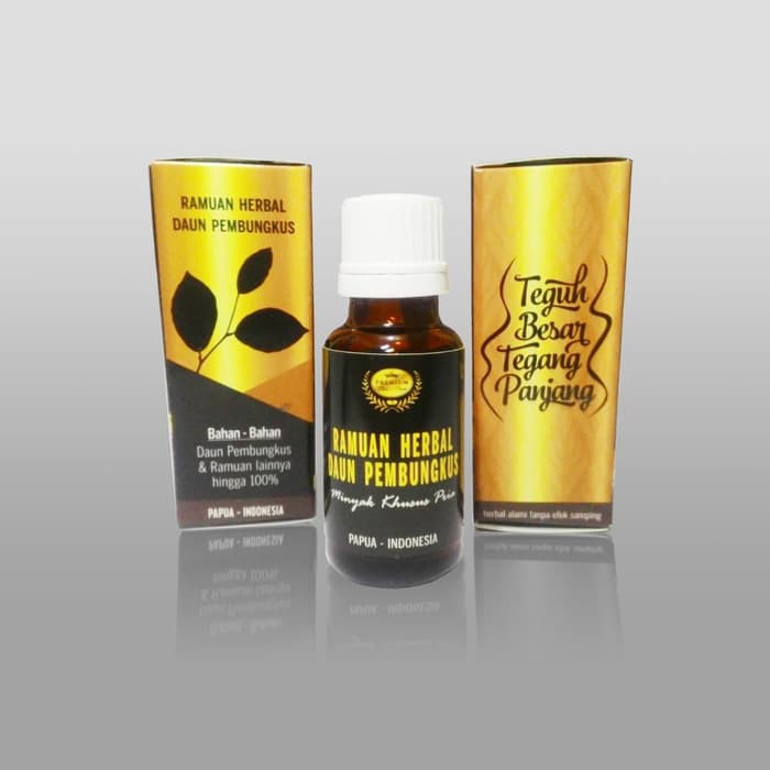 minyak daun pembungkus - original asli papua