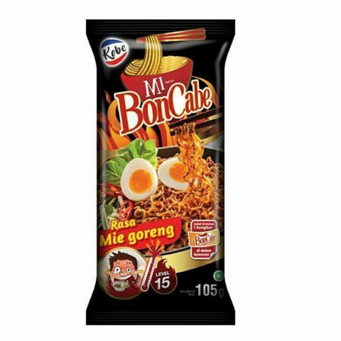 

Mie Goreng Bon Cabe Level 15 Mi Instan Pedas Gila Kobe 105 Gr