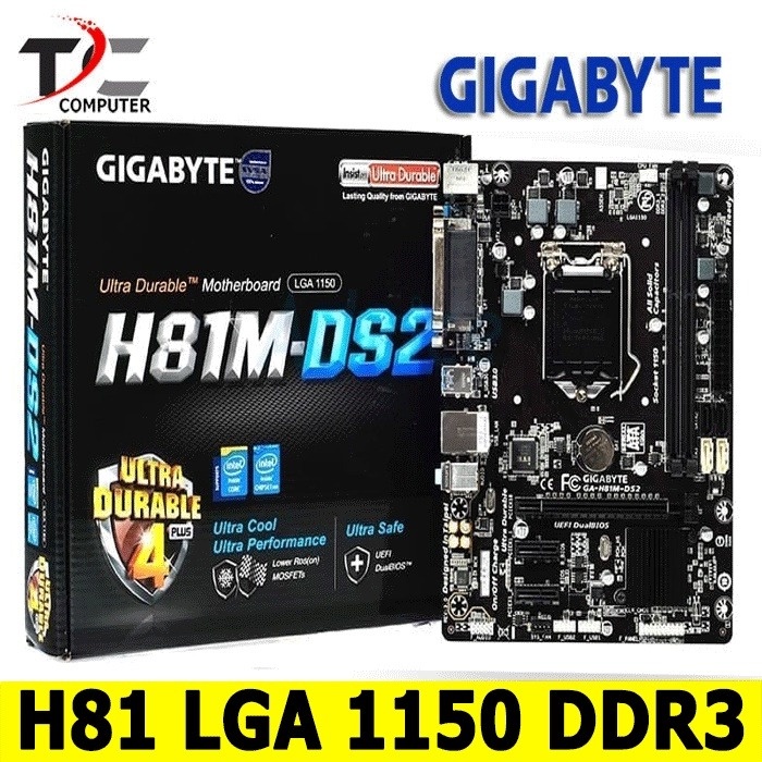 Mainboard Mobo Motherboard LGA 1150 H81 Gigabyte