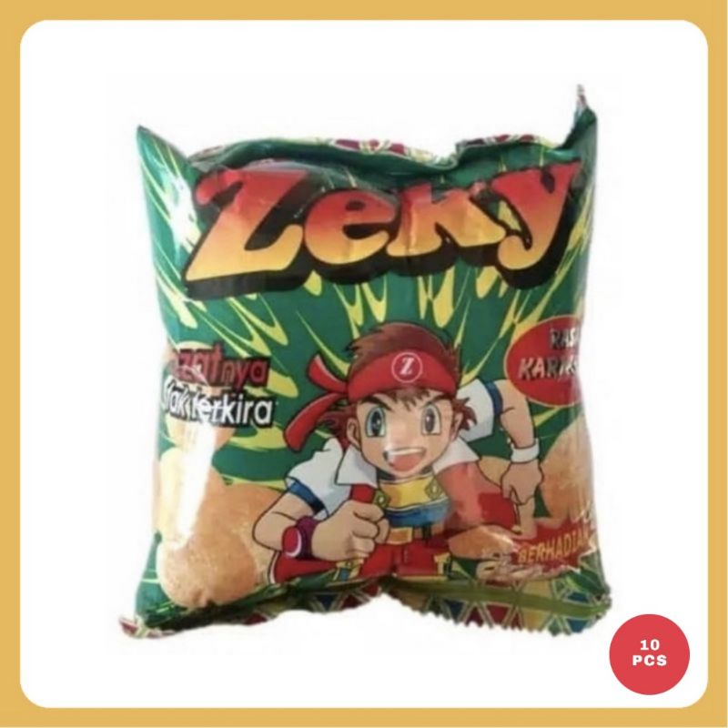 

Chiki Zeky 7 gram Berhadiah (1 pack isi 10 pcs)
