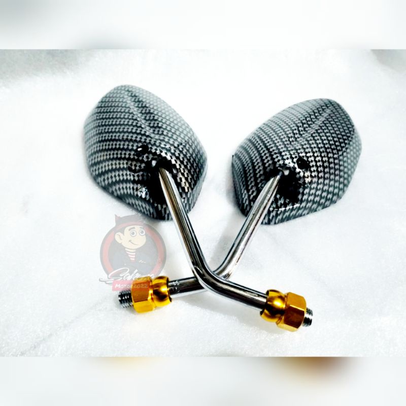 spion karbon silver/spion karbon beat/spion Honda pendek/spion karbon beat mini/spion karbon murah