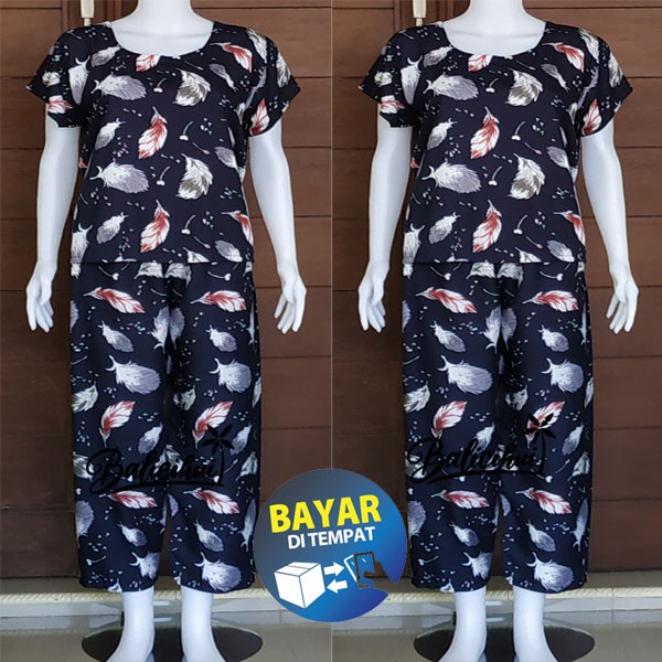 Balicihui Setelan Panjang Bali Piyama Tidur Bali FIT to XL