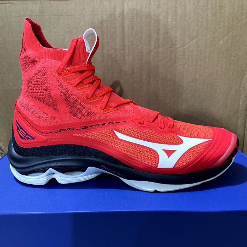 Sepatu Voli Voly Mizuno Wave Lightning WLZ Neo Red Original