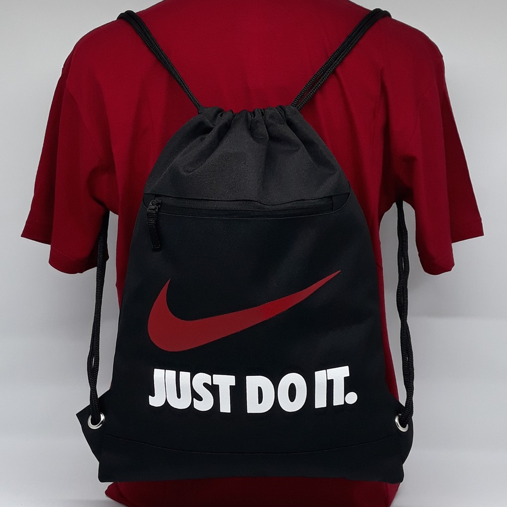 Gymsack Tas serut String Bag Tas sepatu Nike Just do it  