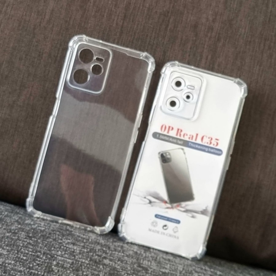 REALME C35 9 9i 9 PRO 9 PRO PLUS 8 8i 8 PRO 8 5G 7 7 PRO 6 6 PRO CASE SOFTCASE BENING HD CRACK CLEAR TRANSPARAN SILIKON CLEAR SOFT CASING PROTECT CAMERA COVER PELINDUNG KAMERA