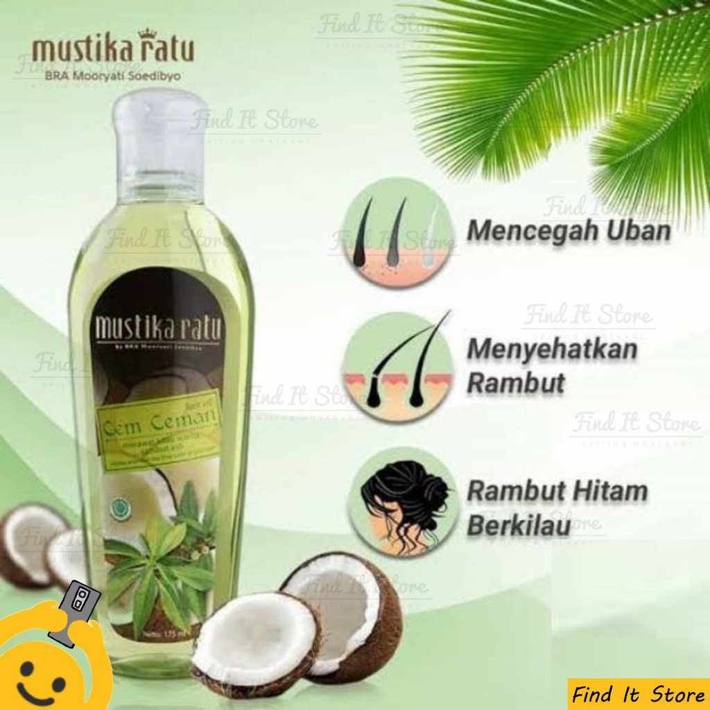 Mustika Ratu Oil &amp; Shampoo Series | Minyak Zaitun Hair Tonic Rambut Sampo Bayam Cem Ceman Minyak Cendana 75 175 ml