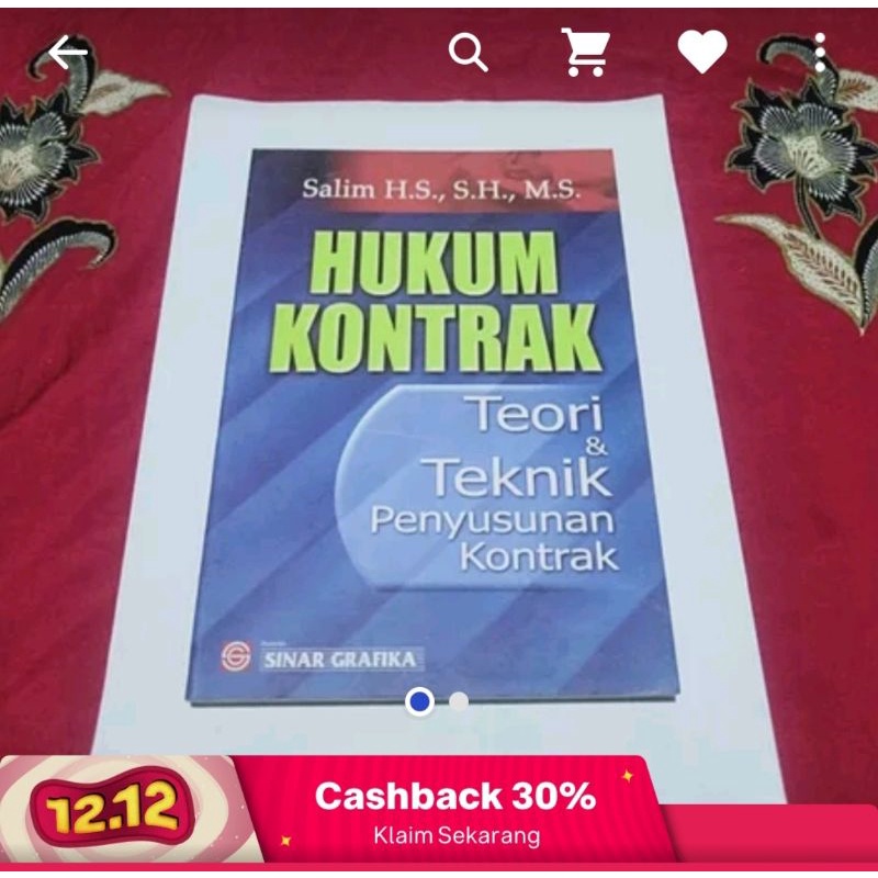 

Hukum Kontrak Sinar grafika