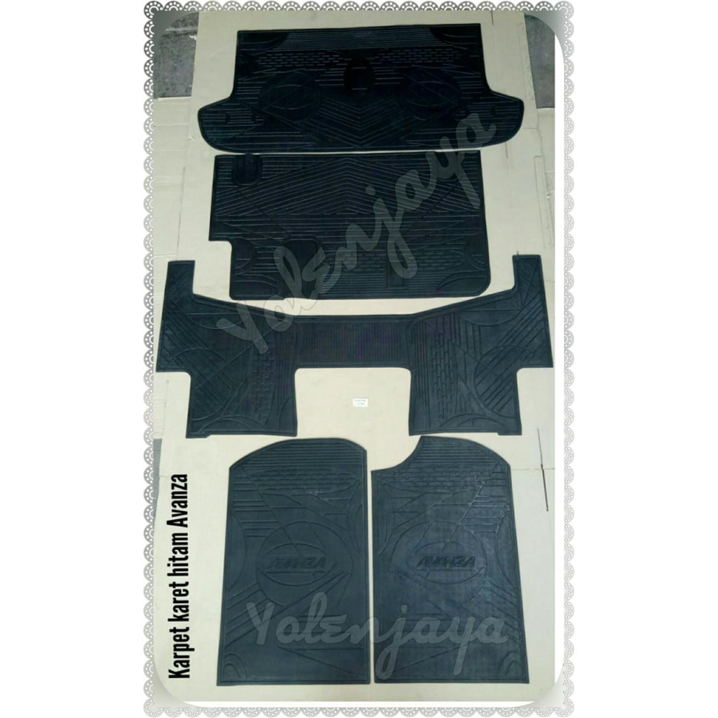 Karpet Karet Hitam Avanza