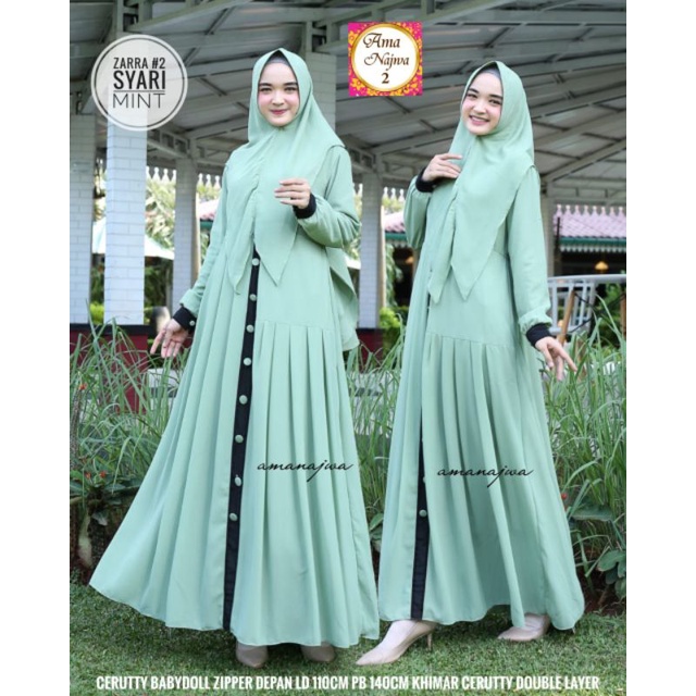 GAMIS SYAR'I ZARRA#2 BY AMA NAJWA 2
