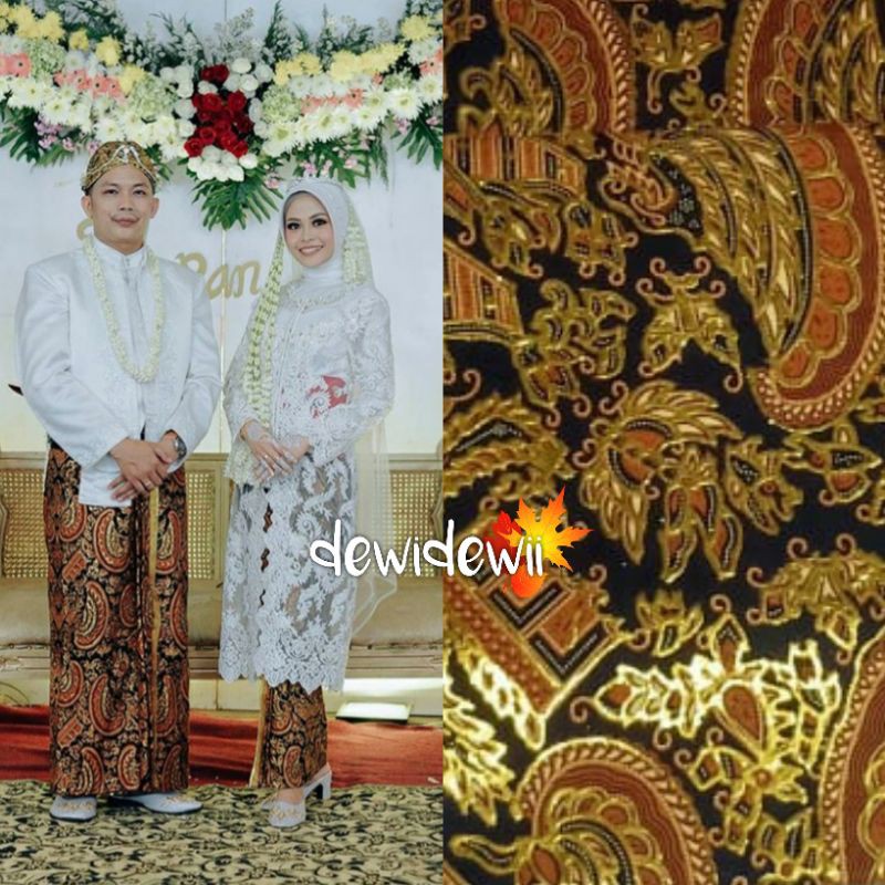 1set, JARIK + BLANGKON Pengantin Prodo. Dasar CokLat