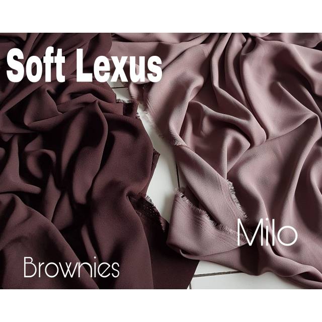 Jual Kain abaya soft lexina warna milo quail merk SULTAN kualitas