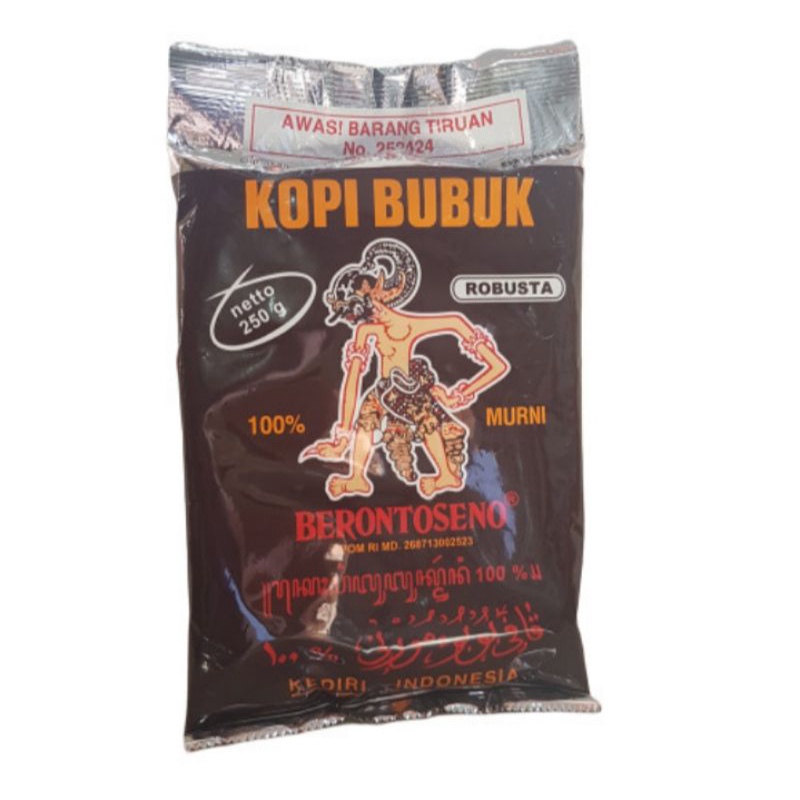 

Kopi Bubuk BRONTOSENO Robusta 250 Gram