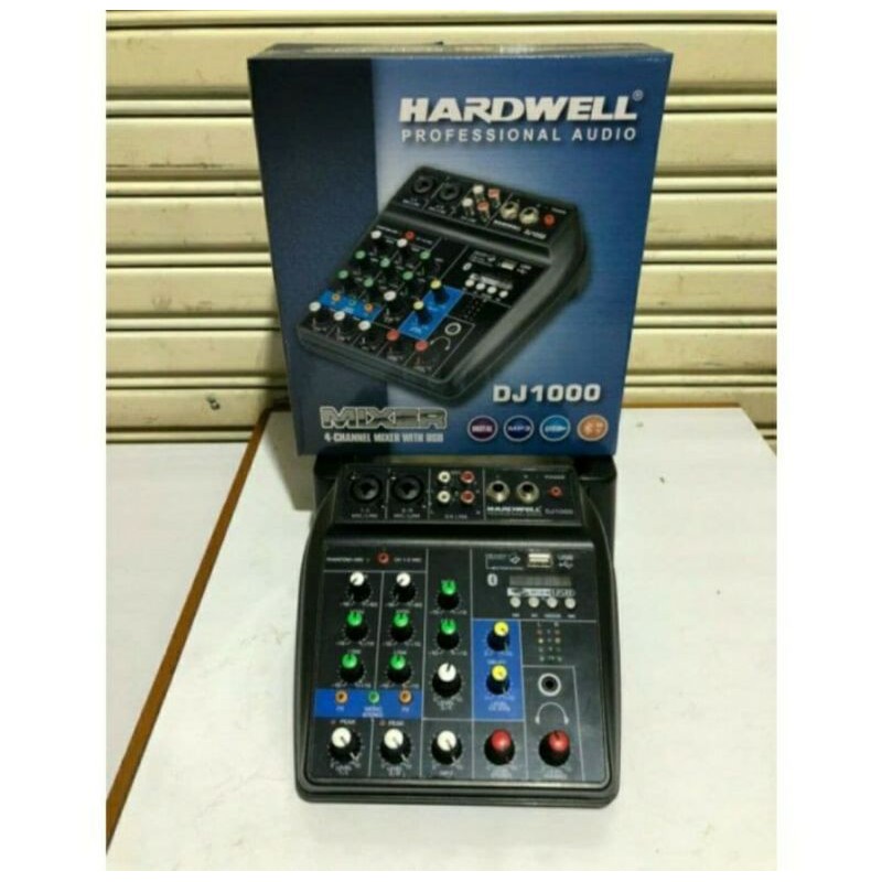 Mixer Audio Harwell DJ1000 Mixer 4 Channel With Usb Original