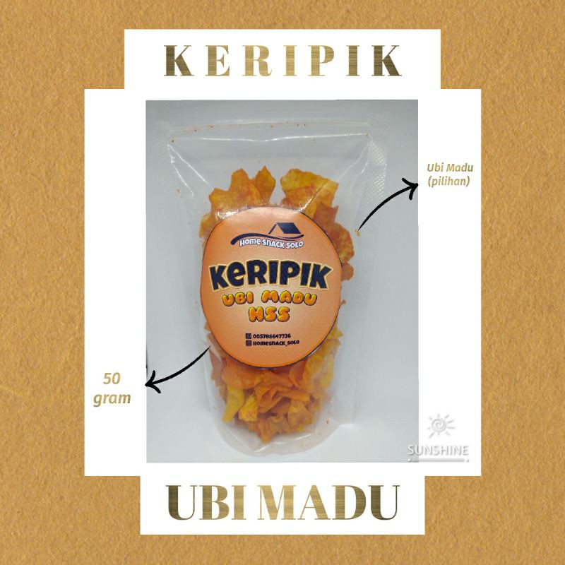 

KERIPIK UBI MADU 70gr | Murah dan Enak | Home Snack Solo