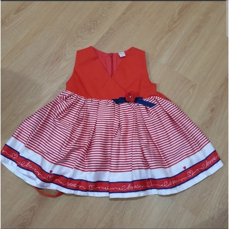 Dress gaun Anak Perempuan dress bayi lucu import bahan adem