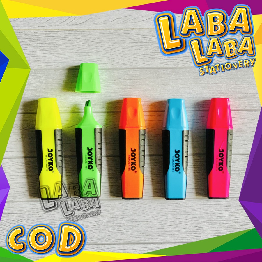 

LabalabaStationery Stabilo Joyko Highlighter Warna Terang Heboh (Eceran)