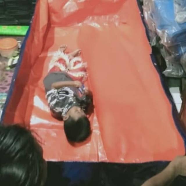 Terpal kolam ikan lele a12 ukr 1x3x1