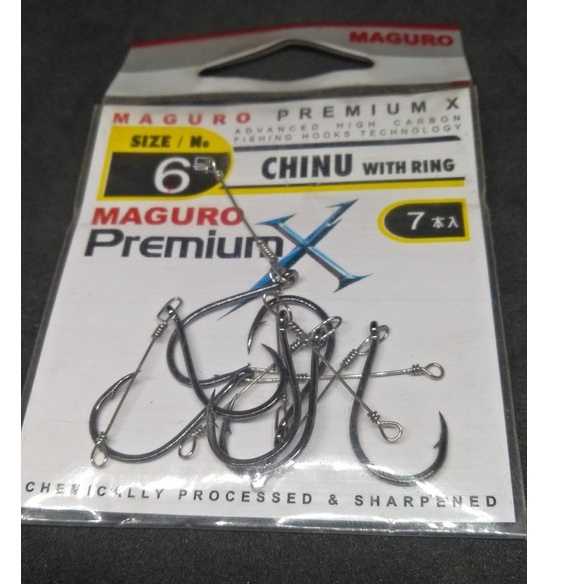 Kail Neklin Bawal No.6 Maguro Premium Chinu Kawat Neklin 2/3cm Pilih Panjang Kawat Neklin