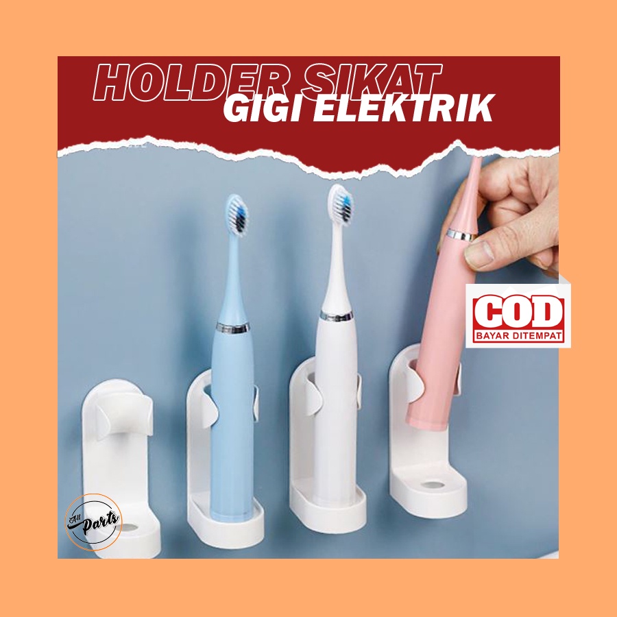 Holder Sikat Gigi Elektrik Tempel Dinding 1117a Dewasa Electric Tooth Brush Holder Gagang Tempat Wadah Sikat Gigi Kamar Mandi