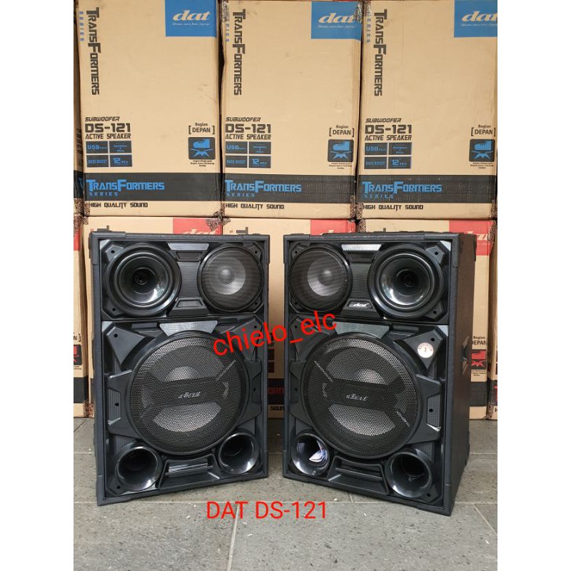SPEAKER AKTIF DAT 12" DS121 SPEAKER DAT DS121 ( BELUM TERMASUK ONGKIR SPEAKER )