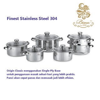 NEW Panci BIMA Origin Classic Steamer Set B2001520 / Panci Pengukus