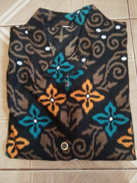 Atasan Batik Dolby Dolbi Dobby Doby Tenun Sutra Tulis Halus Katun Atbm Baron ,sarombit Atasan