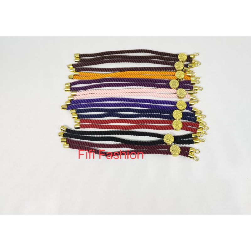 Fifi Fashion Gelang Tali Serut Pandora Model Kait Ajustable