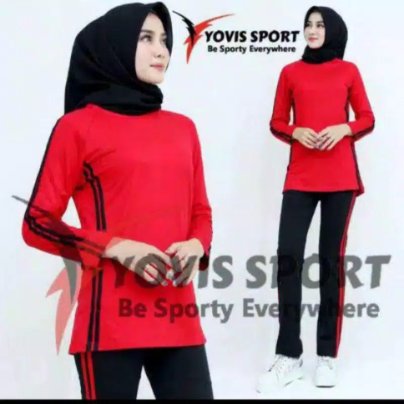 PROMO Stelan Olahraga Muslim Yovis SPORT/SENAM/ZUMBA/SEPEDA