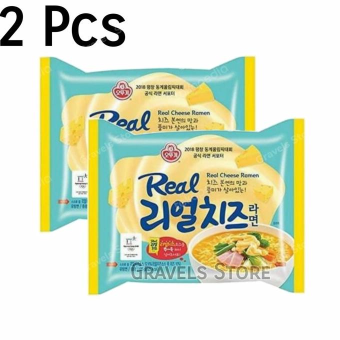 

[2 Pcs] Ottogi Real Cheese Ramyun - Ramen Keju Asli ala Korea