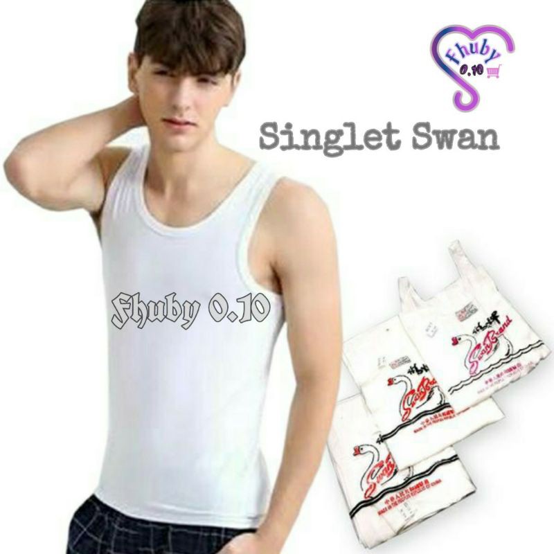 Singlet SWAN / Kaos Dalam Swan / Kaos Dalam Pria Dewasa Murah