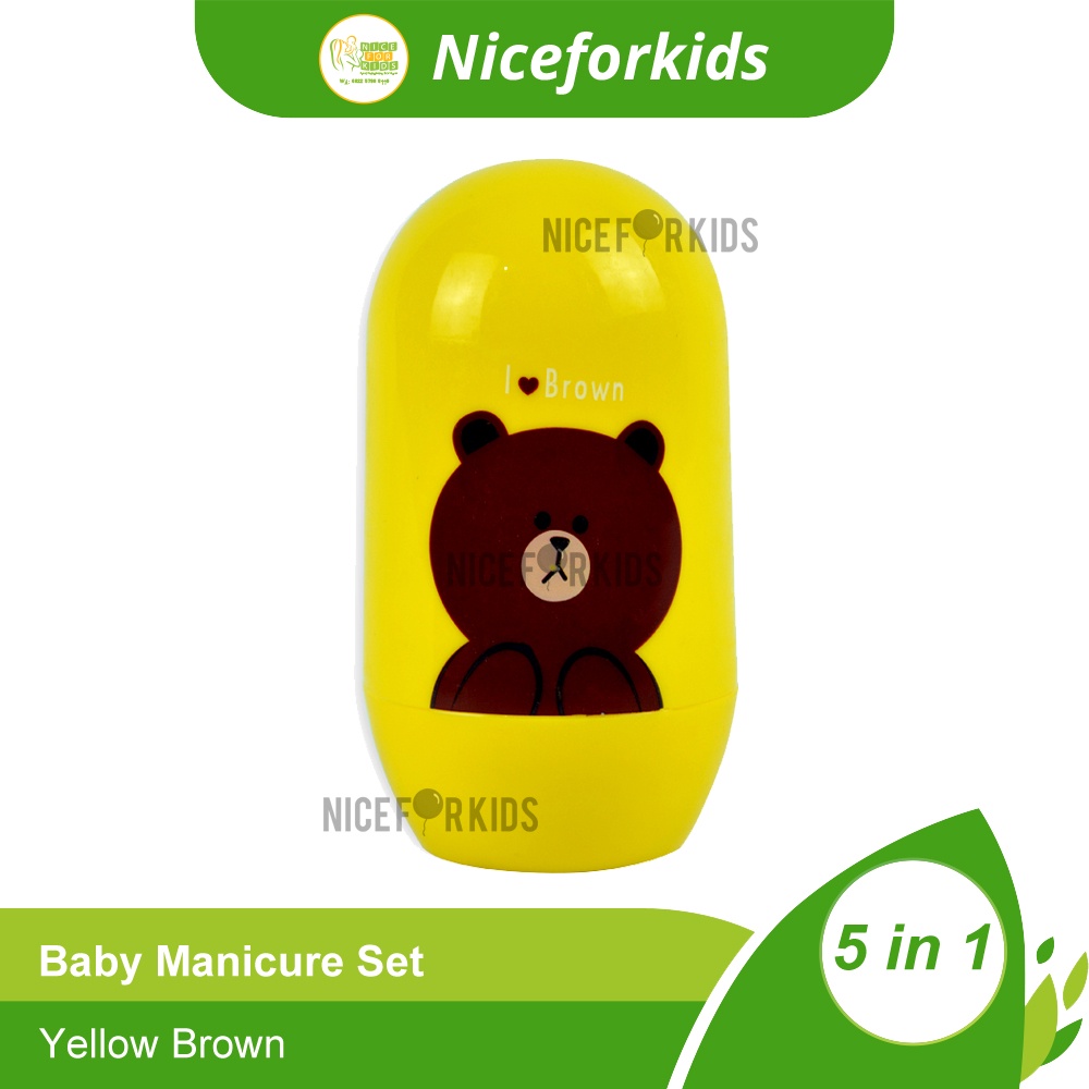 Baby Manicure Set 5 in 1 / Pemotong Kuku Bayi