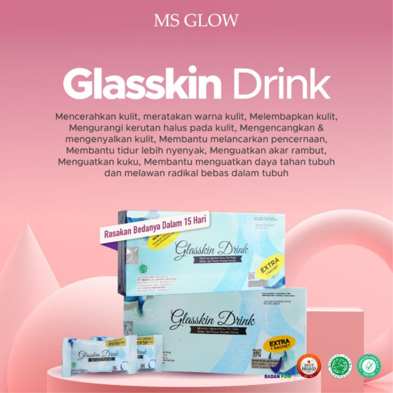 Glasskin Drink / Glasskin Drink MS Glow / Minuman Collagen