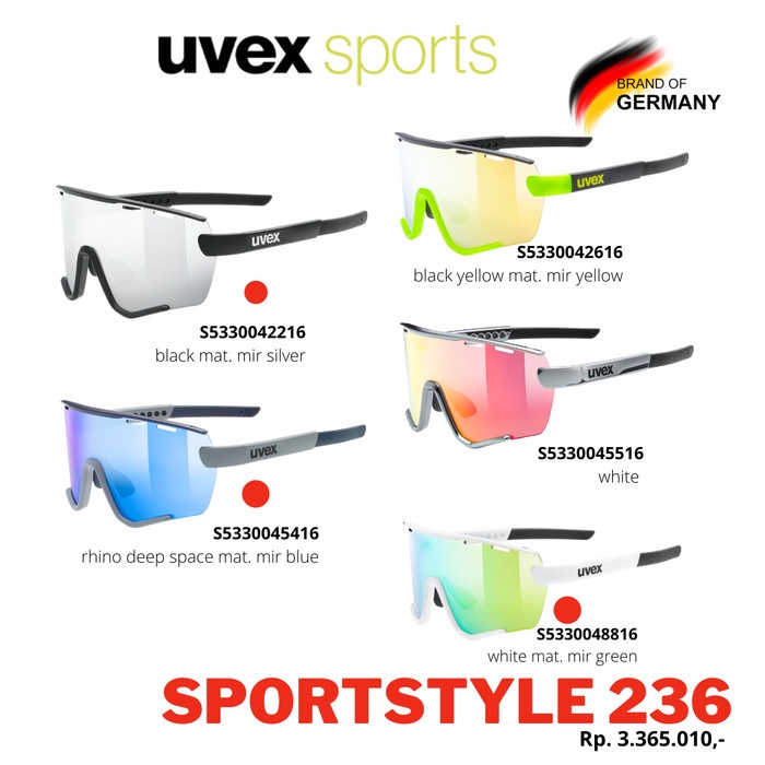 Kacamata Uvex Sport Sportstyle 236 Set Original