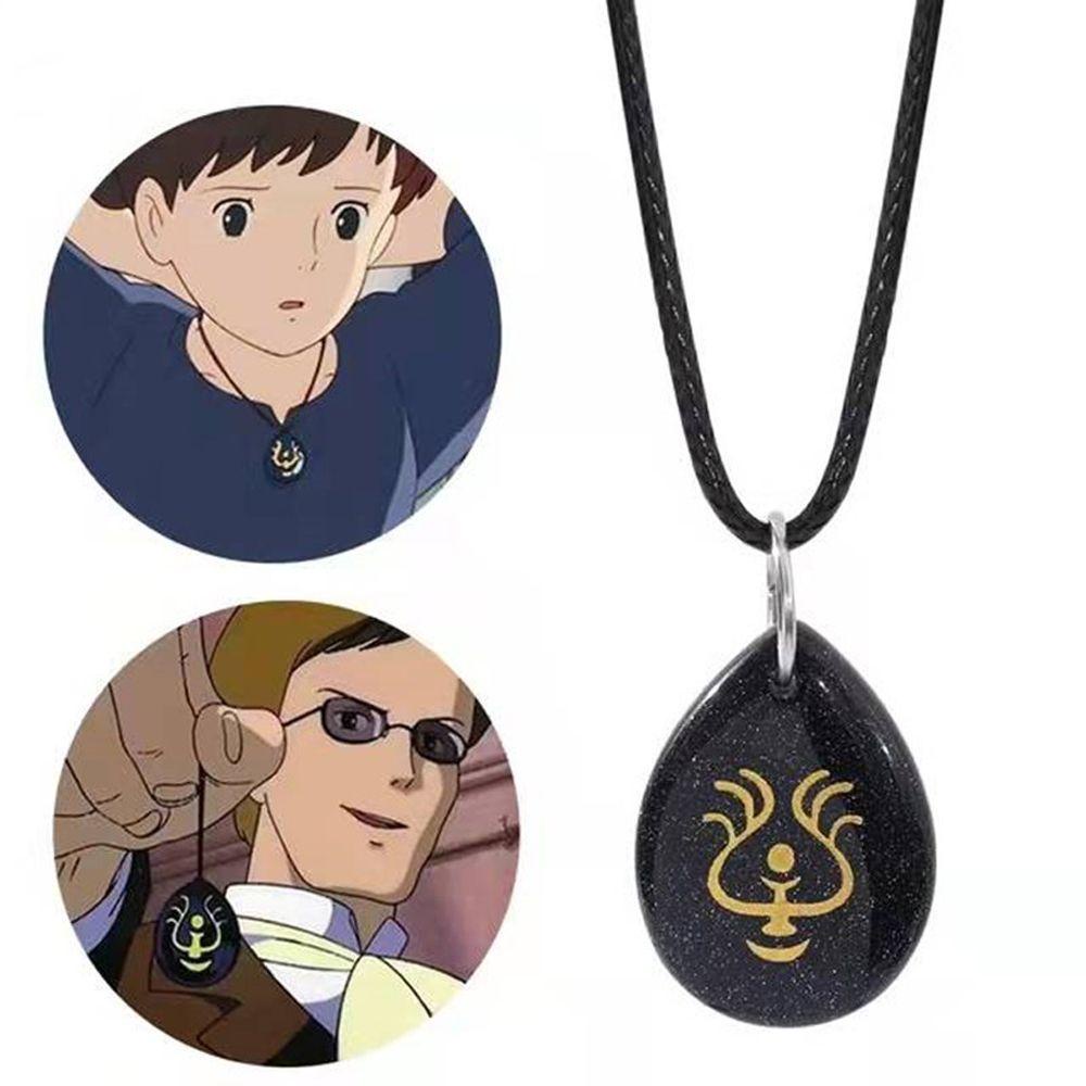 Mxbeauty Anime Kalung Elegan Adjustable Aksesoris Pesta Laputa Batu Terbang Temperamen Hayao Miyazaki Seri Castle In The Sky Pendant